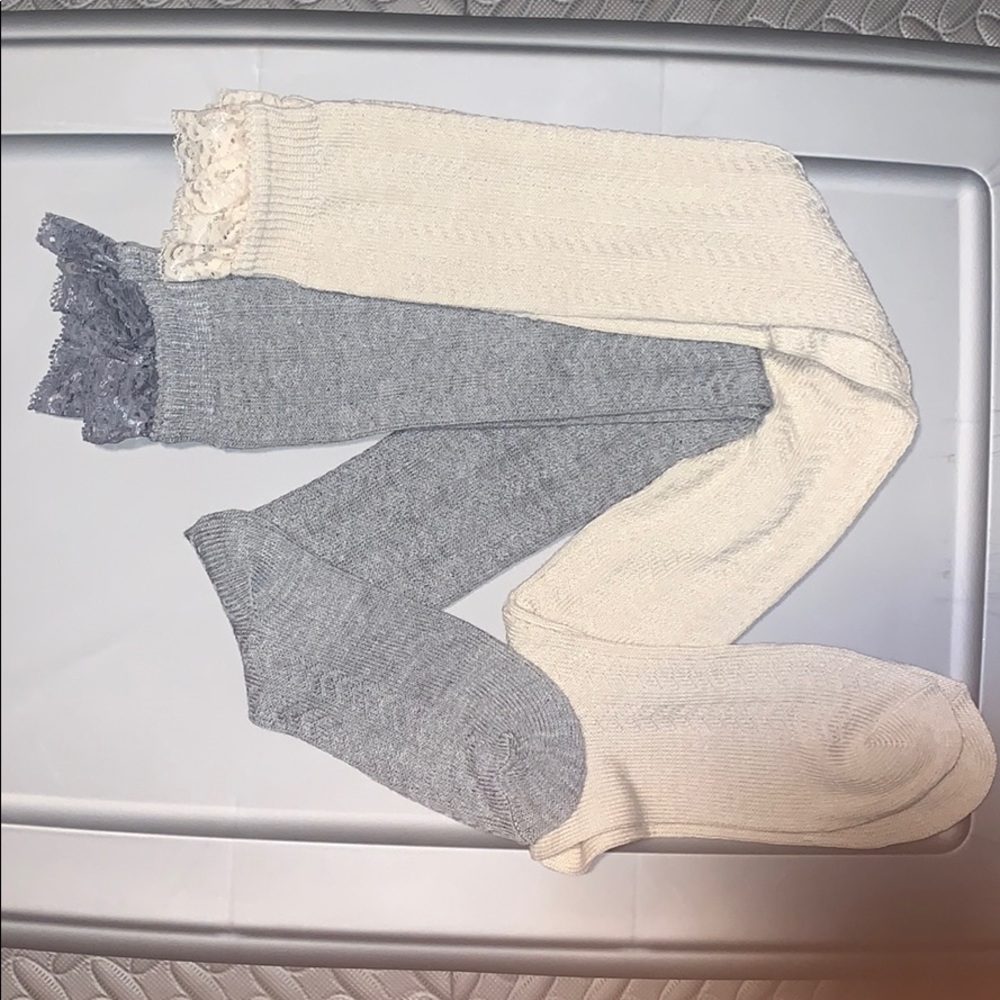 Knee-High Socks *Gray*